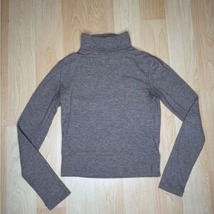 Beige turtleneck Top
